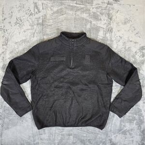 Vintage Flying Cross 1/4 Zip Sweater Military Size Large